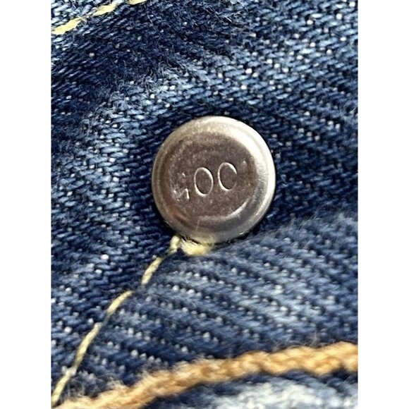 Levi's 501 CT Customized Tapered Original Jeans Blue Denim Cotton 32x32 (32x31) - Picture 7 of 13